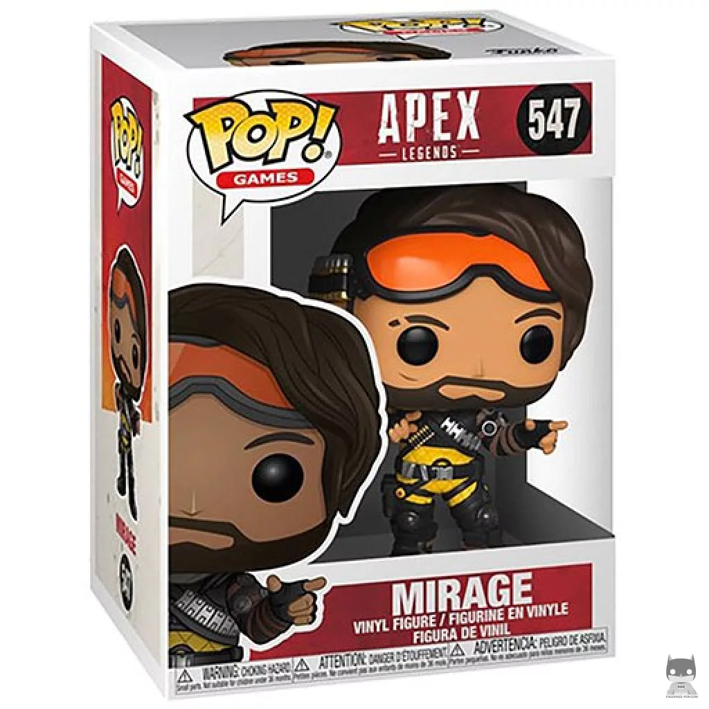 Mirage Funko Pop! figure in its box