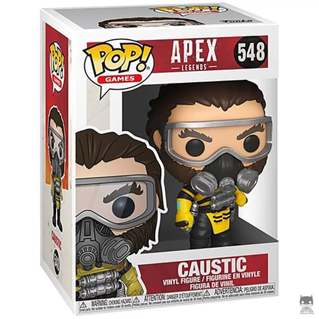 Caustic Funko Pop! figure in its box