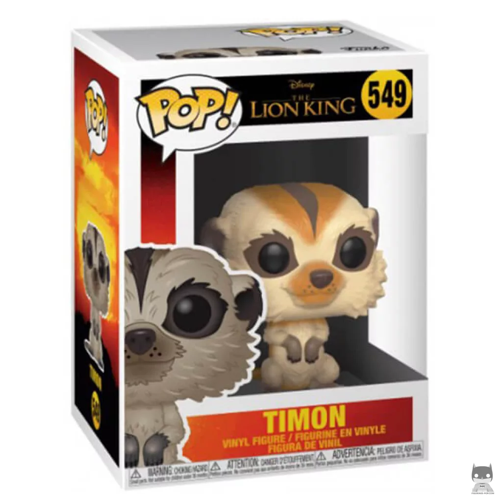 Timon Funko Pop! figure in its box