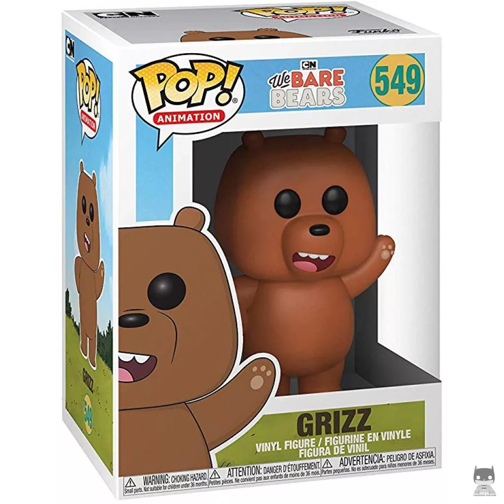 Grizz Funko Pop! figure in its box
