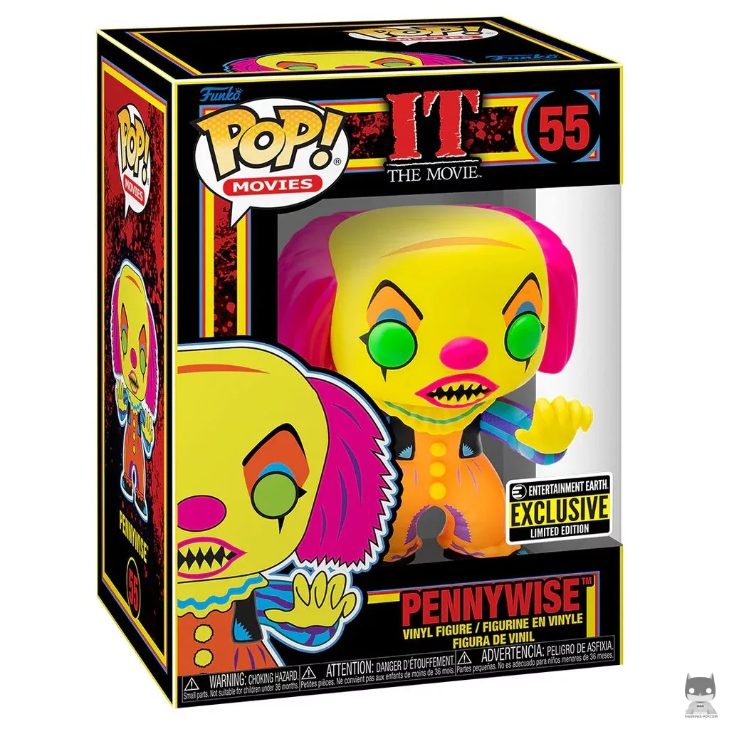 Pennywise (Blacklight) Funko Pop! figure in its box