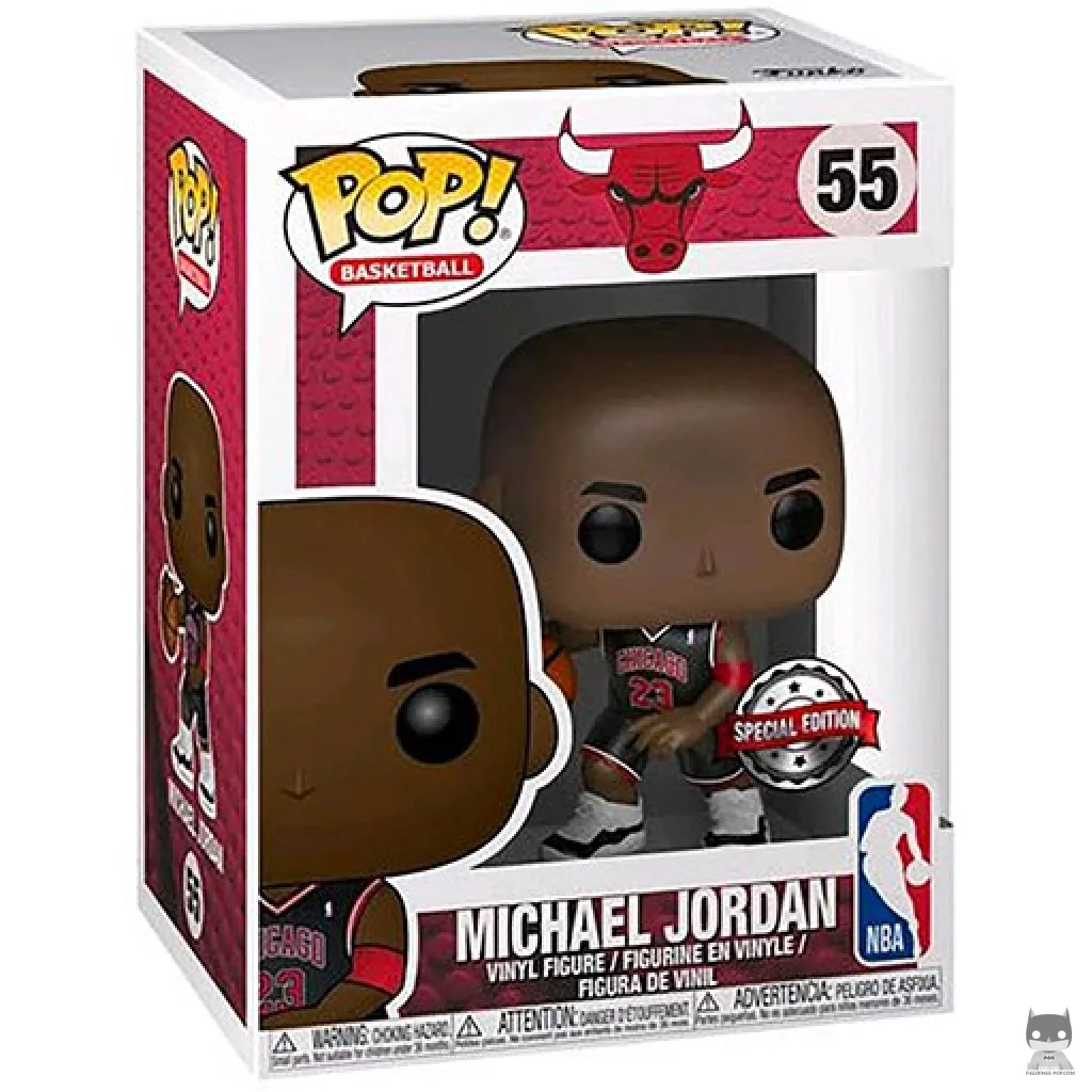 Michael Jordan (Black Alternate Jersey) Funko Pop! figure in its box
