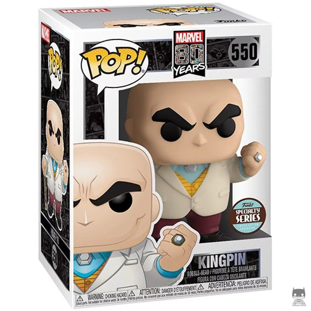 Kingpin Funko Pop! figure in its box