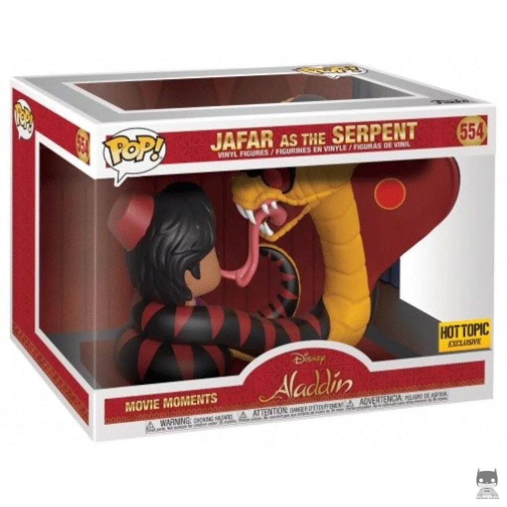 Jafar as the Serpent Funko Pop! figure in its box