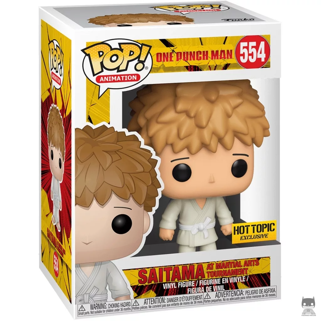 Saitama at Martial Arts Tournament Funko Pop! figure in its box