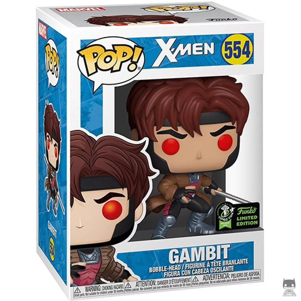 Gambit Funko Pop! figure in its box