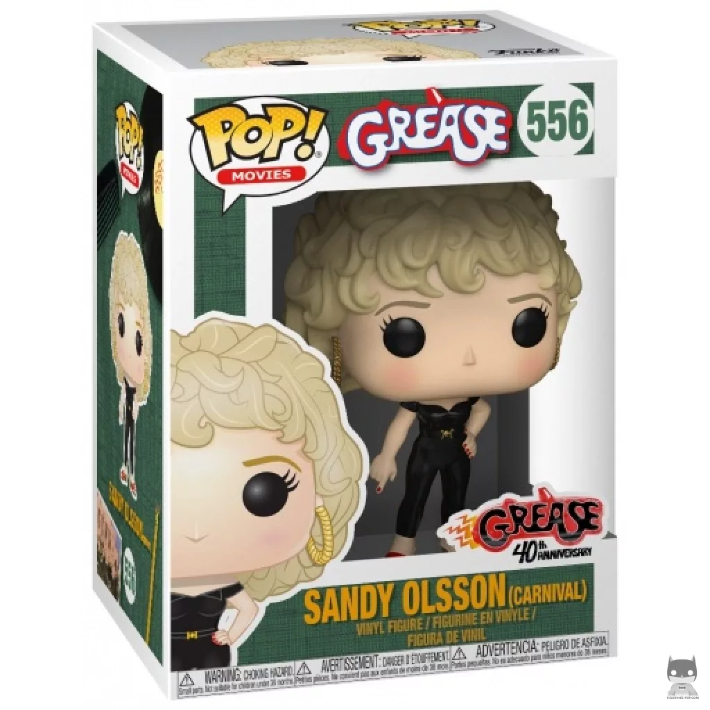 Sandy Olsson Carnival Funko Pop! figure in its box
