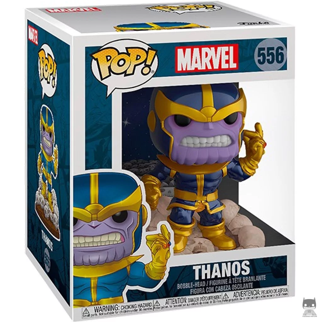 Thanos (Metallic) (Supersized) Funko Pop! figure in its box