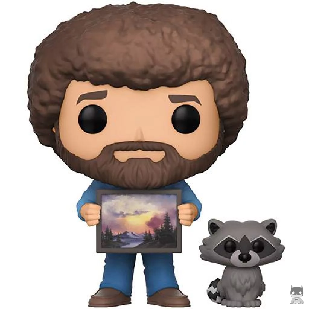 Bob Ross (with Raccoon) Funko Pop! figure (Bob Ross)