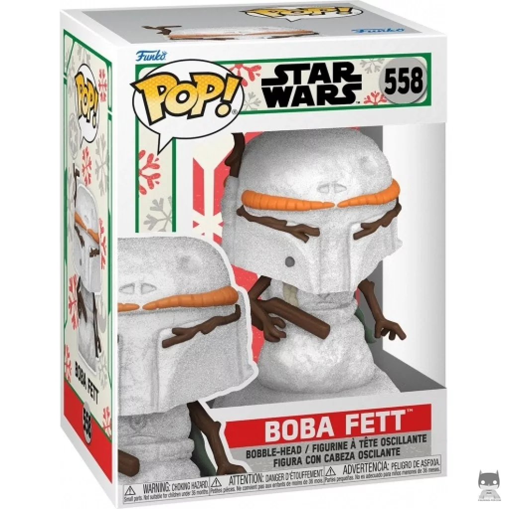 Boba Fett Snowman Funko Pop! figure in its box