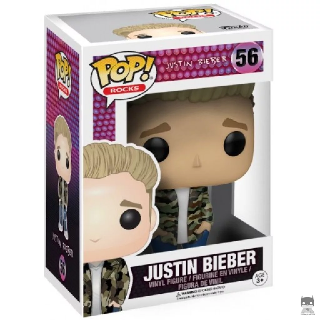 Justin Bieber Funko Pop! figure in its box