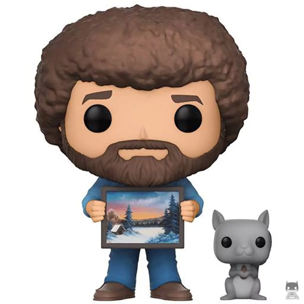 Bob Ross (with Pea Pod the Squirrel) Funko Pop! figure (Bob Ross)