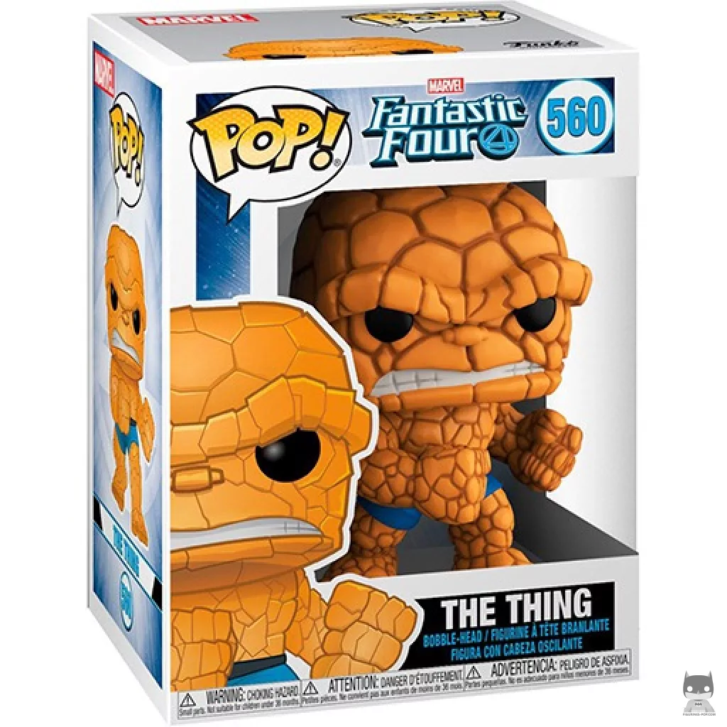 The Thing Funko Pop! figure in its box