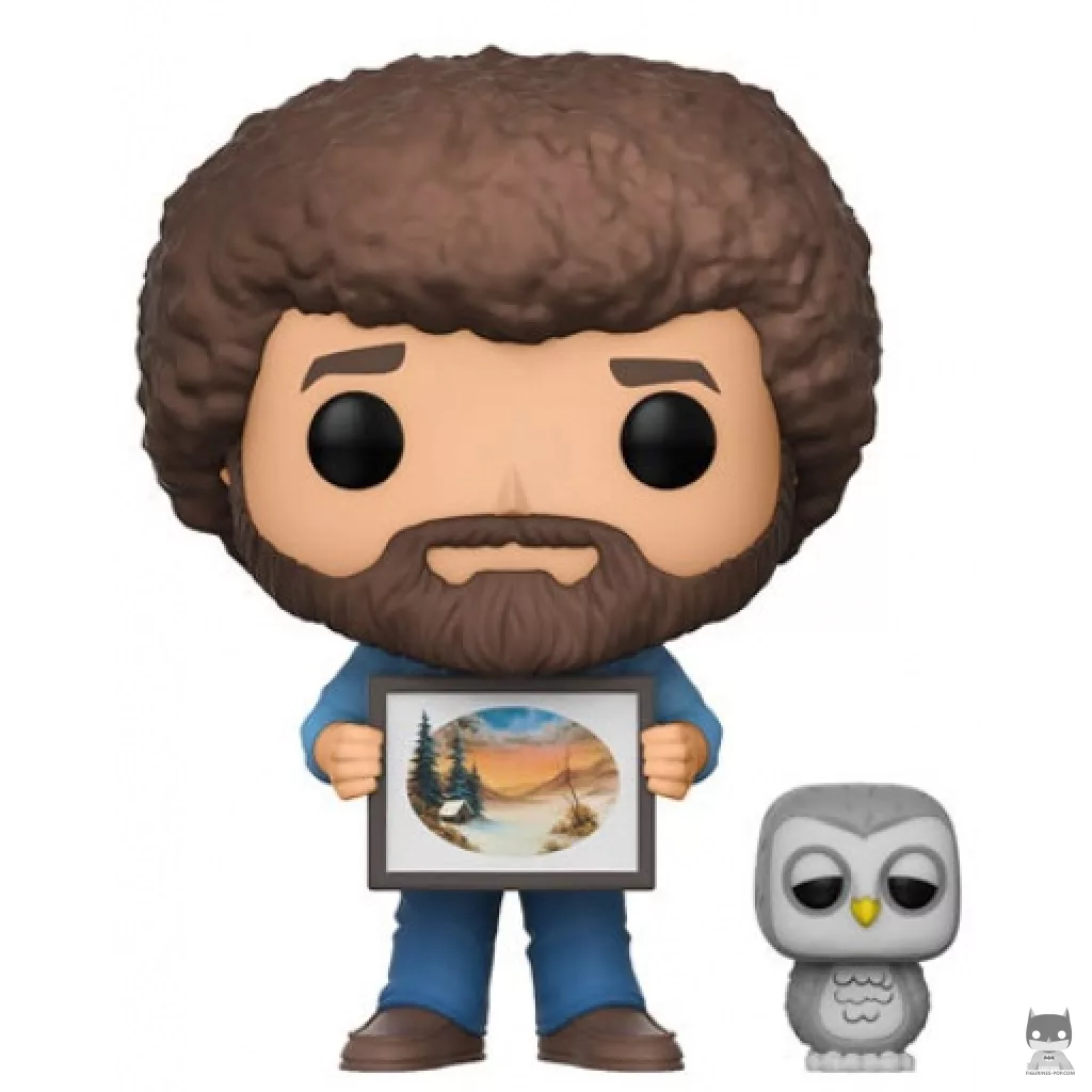 Bob Ross & Hoot (Chase) Funko Pop! figure (Bob Ross)