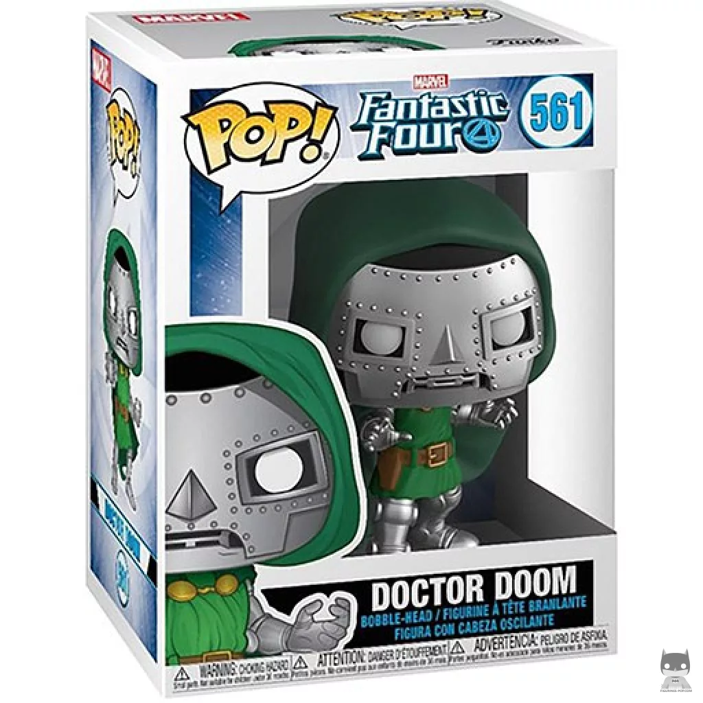 Doctor Doom Funko Pop! figure in its box