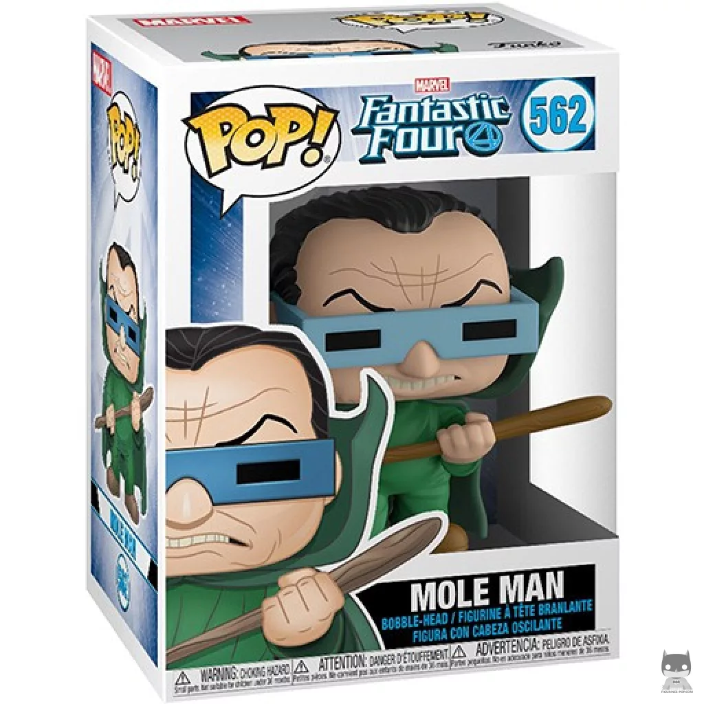 Mole Man Funko Pop! figure in its box