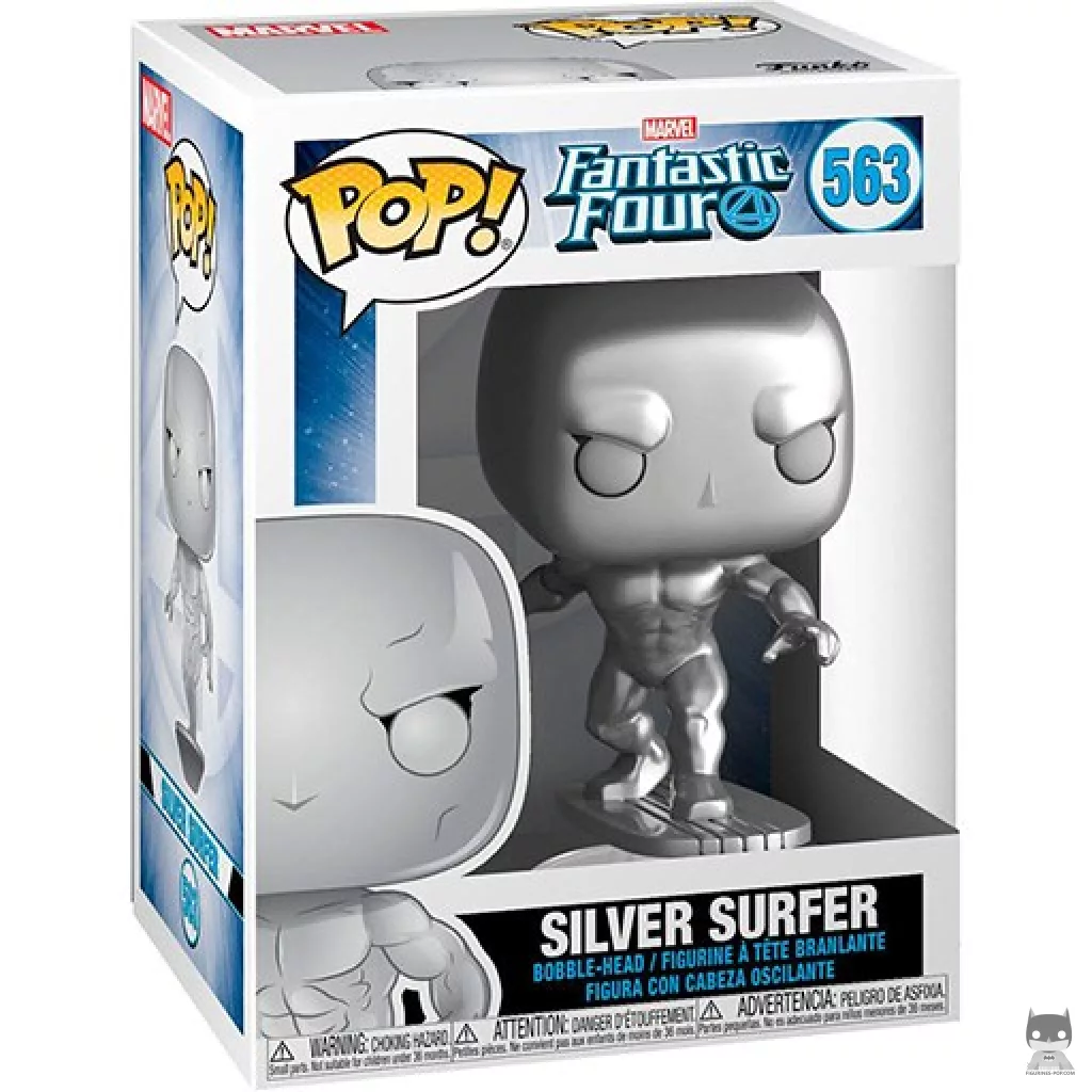 Silver Surfer Funko Pop! figure in its box