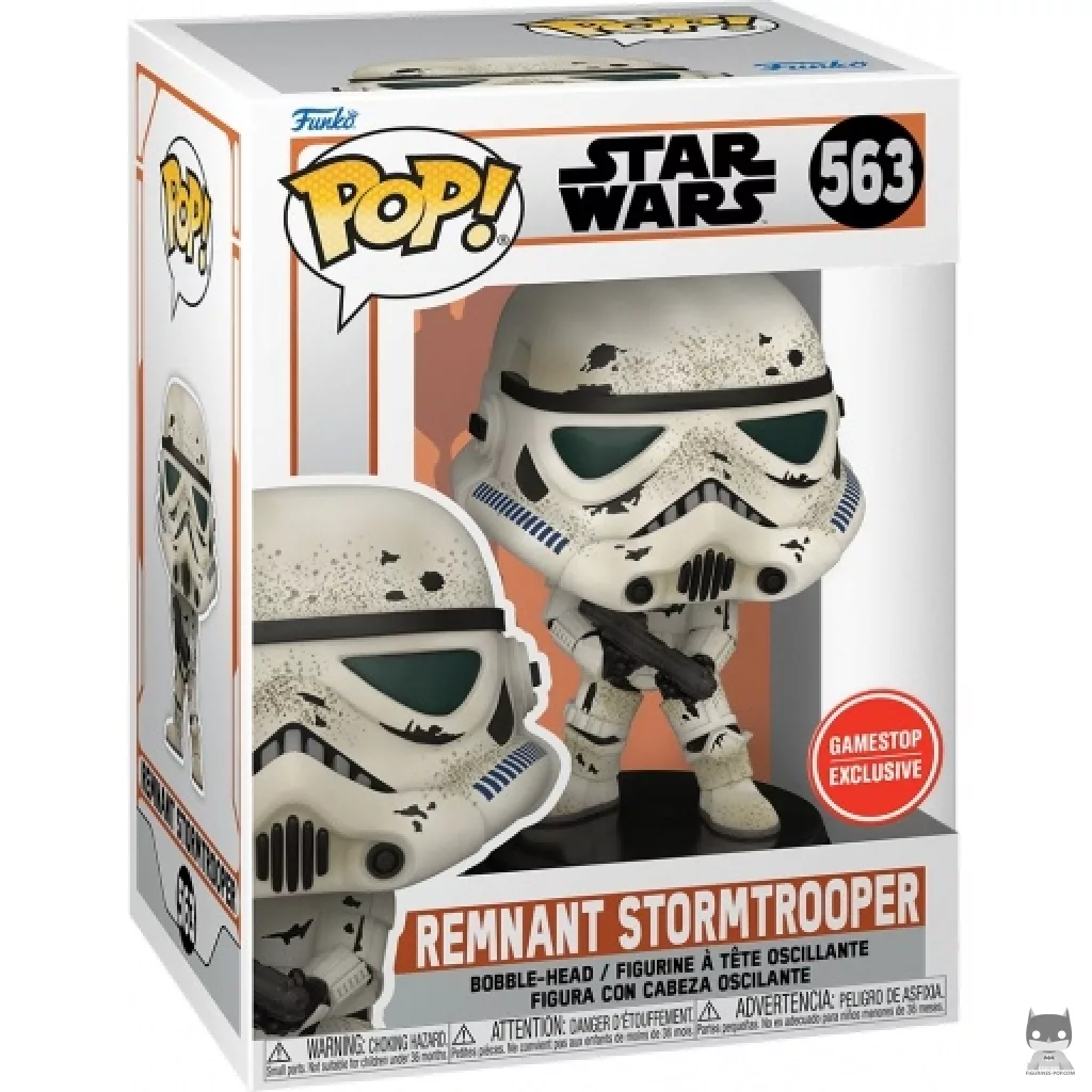 Remnant Stormtrooper Funko Pop! figure in its box