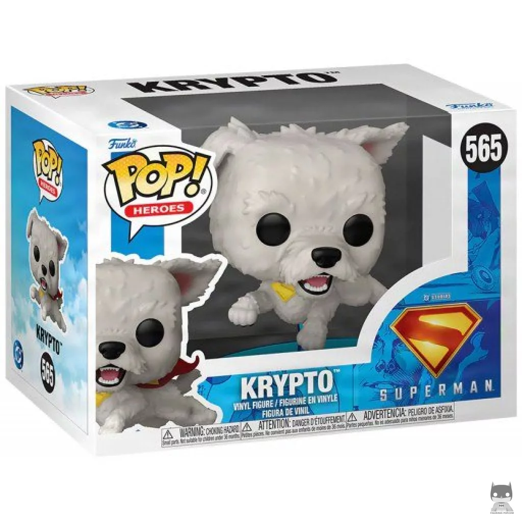 Krypto Funko Pop! figure in its box