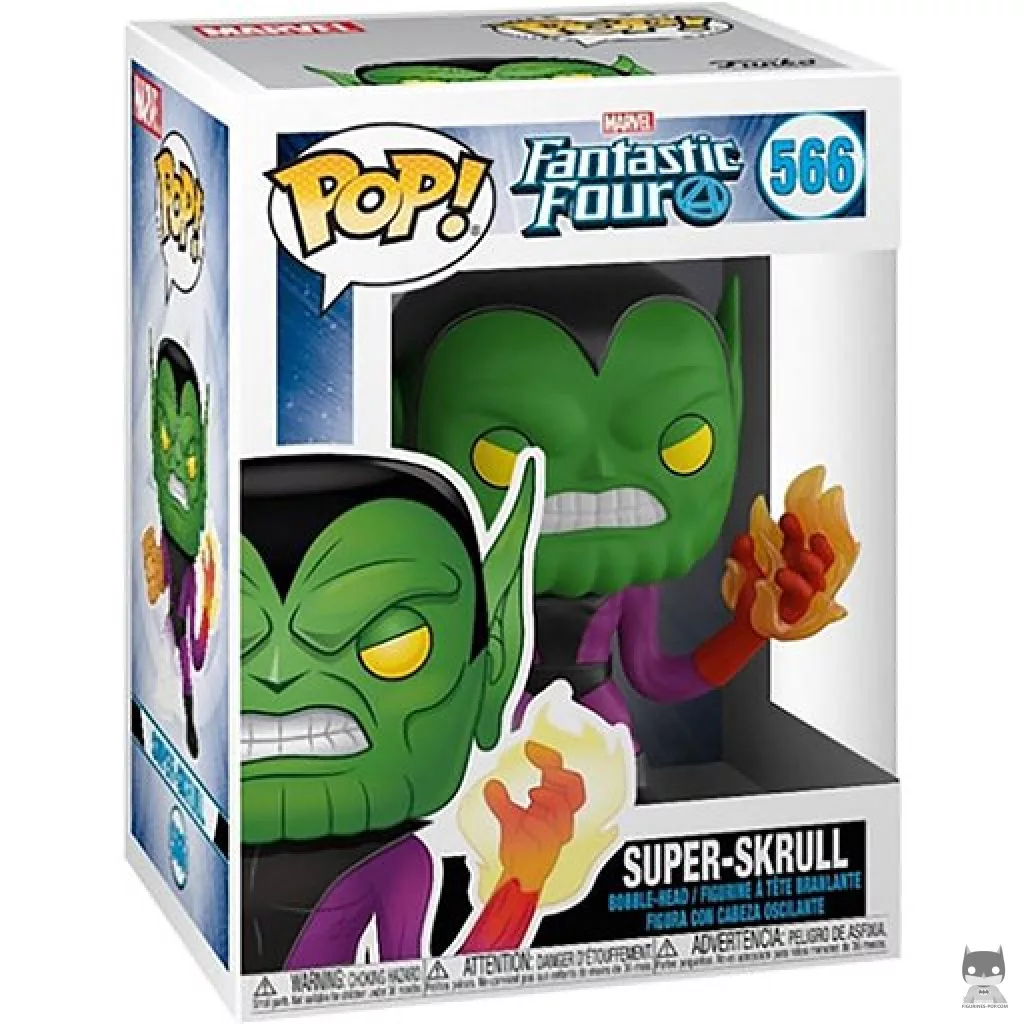 Super Skrull Funko Pop! figure in its box