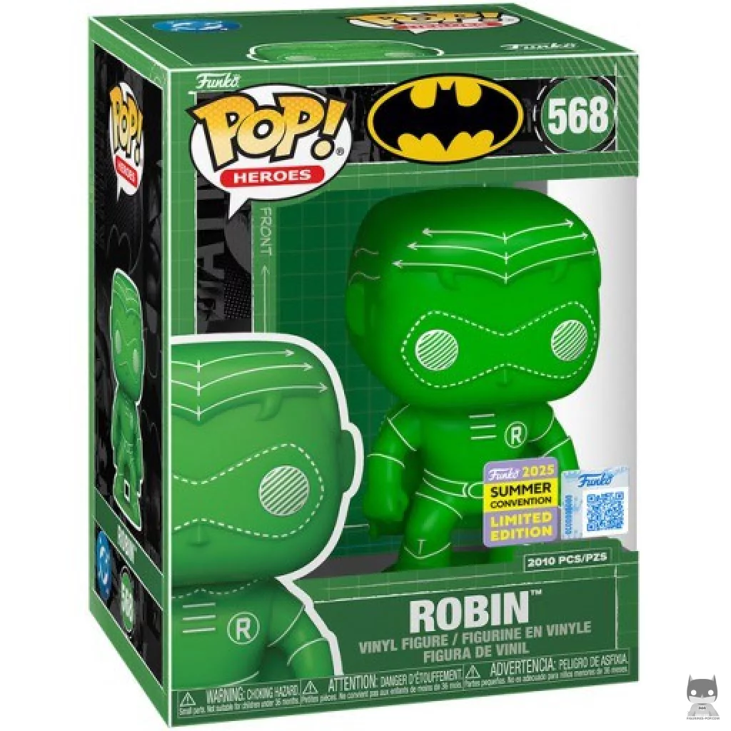 Robin (Green) Funko Pop! figure in its box