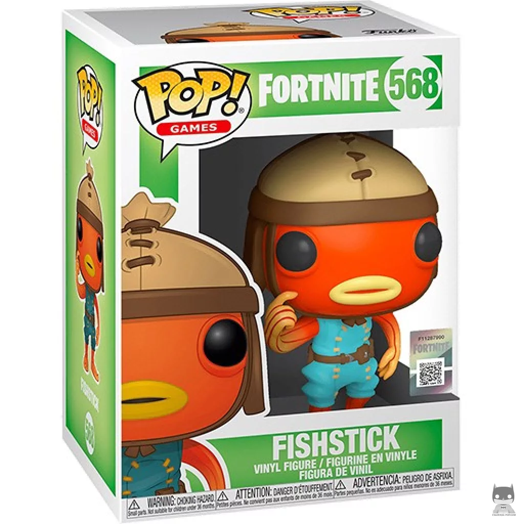 Fishstick Funko Pop! figure in its box