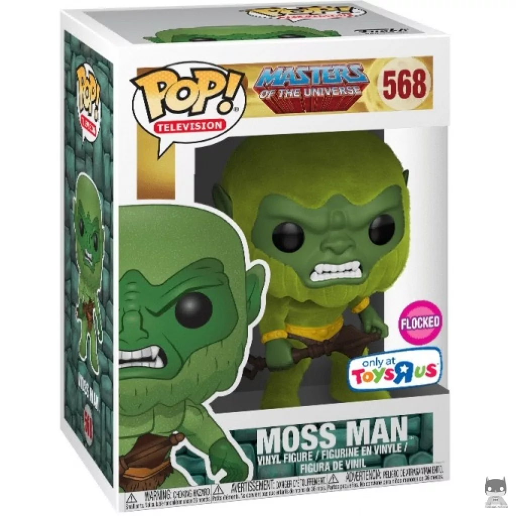 Moss Man (Flocked) Funko Pop! figure in its box