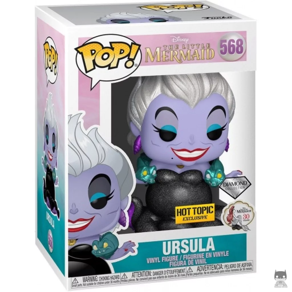Ursula (Diamond Glitter) Funko Pop! figure in its box