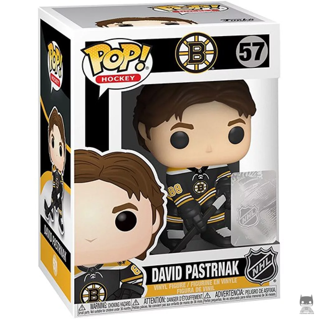 David Pastrnak Funko Pop! figure in its box