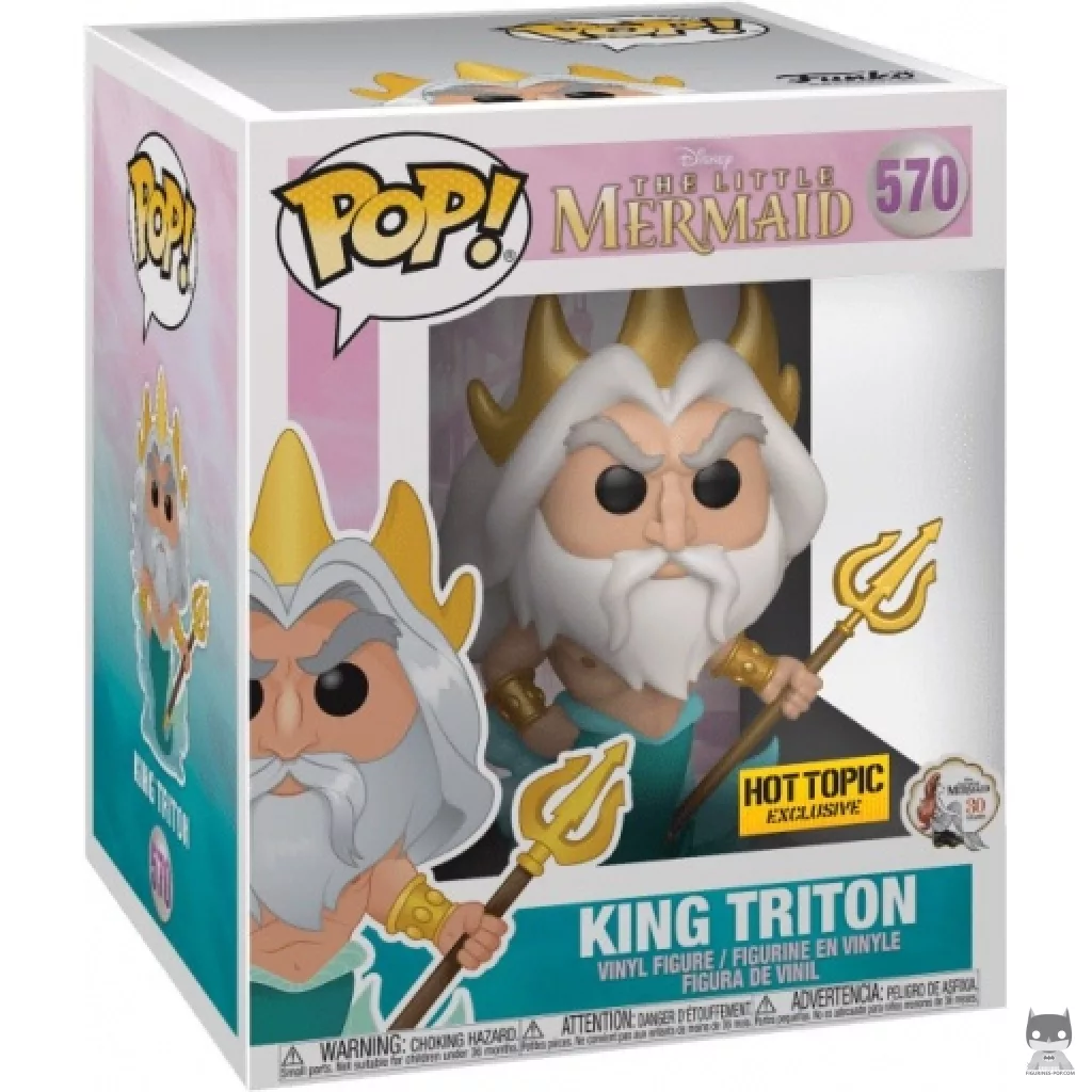 King Triton (Supersized) Funko Pop! figure in its box