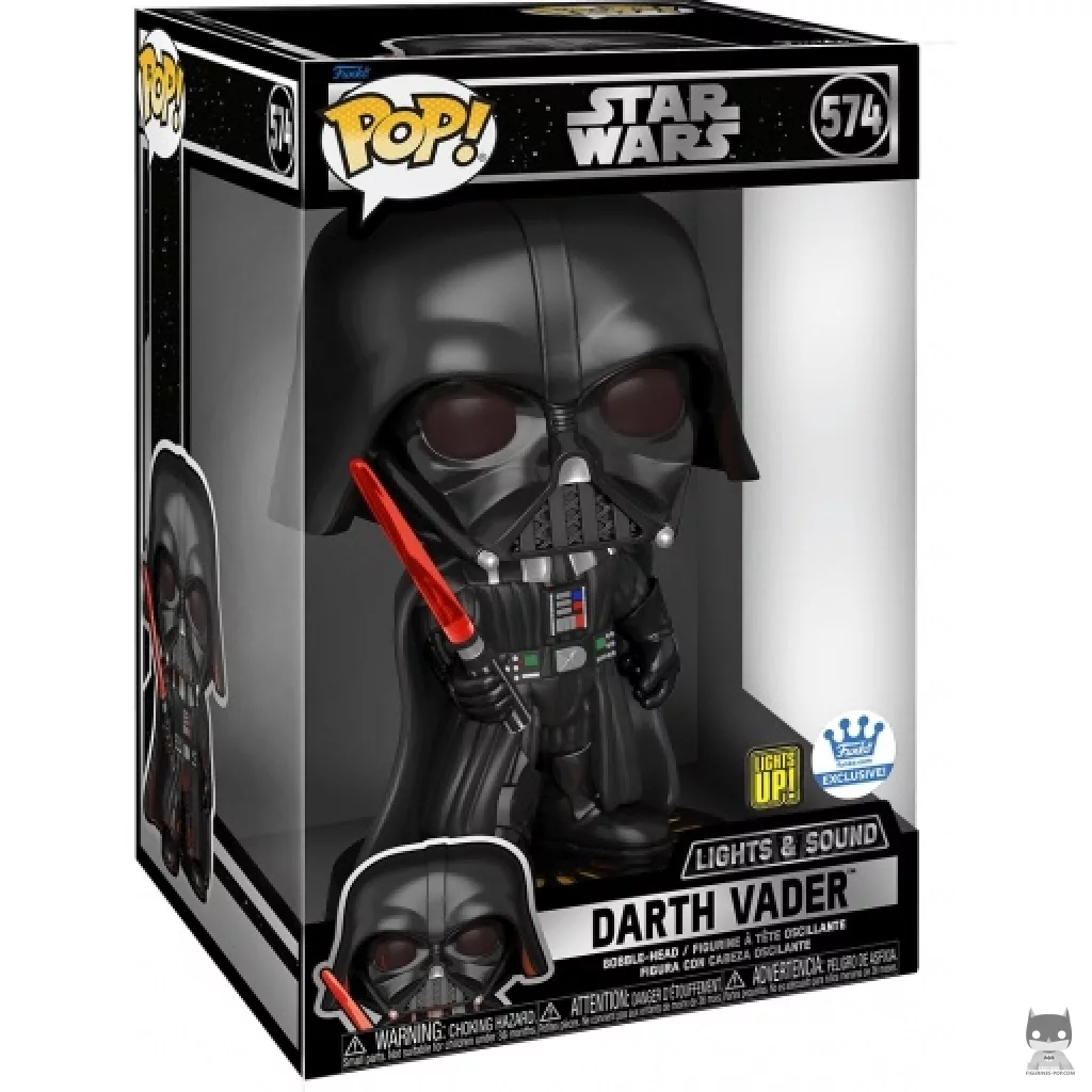 Darth Vader (Lights & Sound) Funko Pop! figure in its box