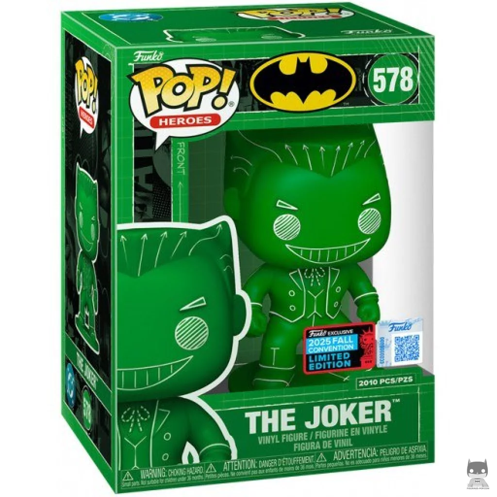 The Joker (Green) Funko Pop! figure in its box