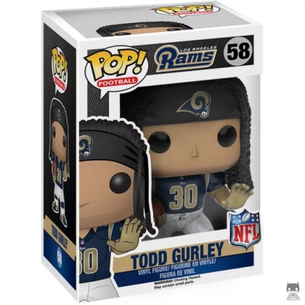 Todd Gurley Funko Pop! figure in its box