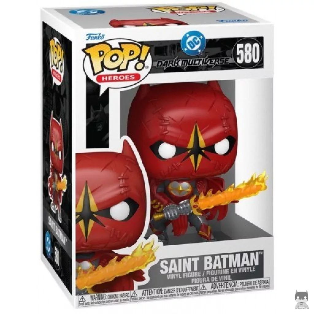 Saint Batman Funko Pop! figure in its box