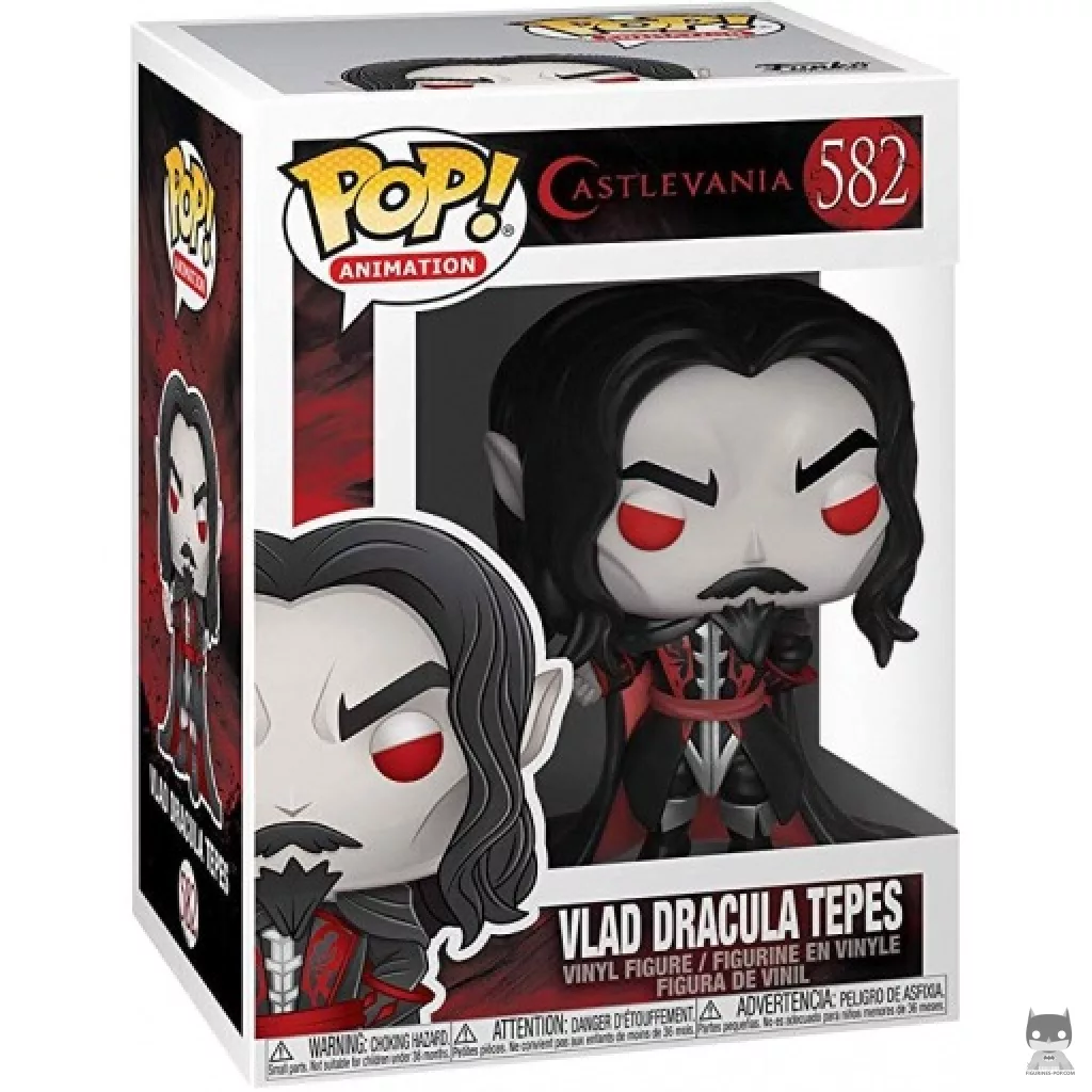 Vlad Dracula Tepes Funko Pop! figure in its box