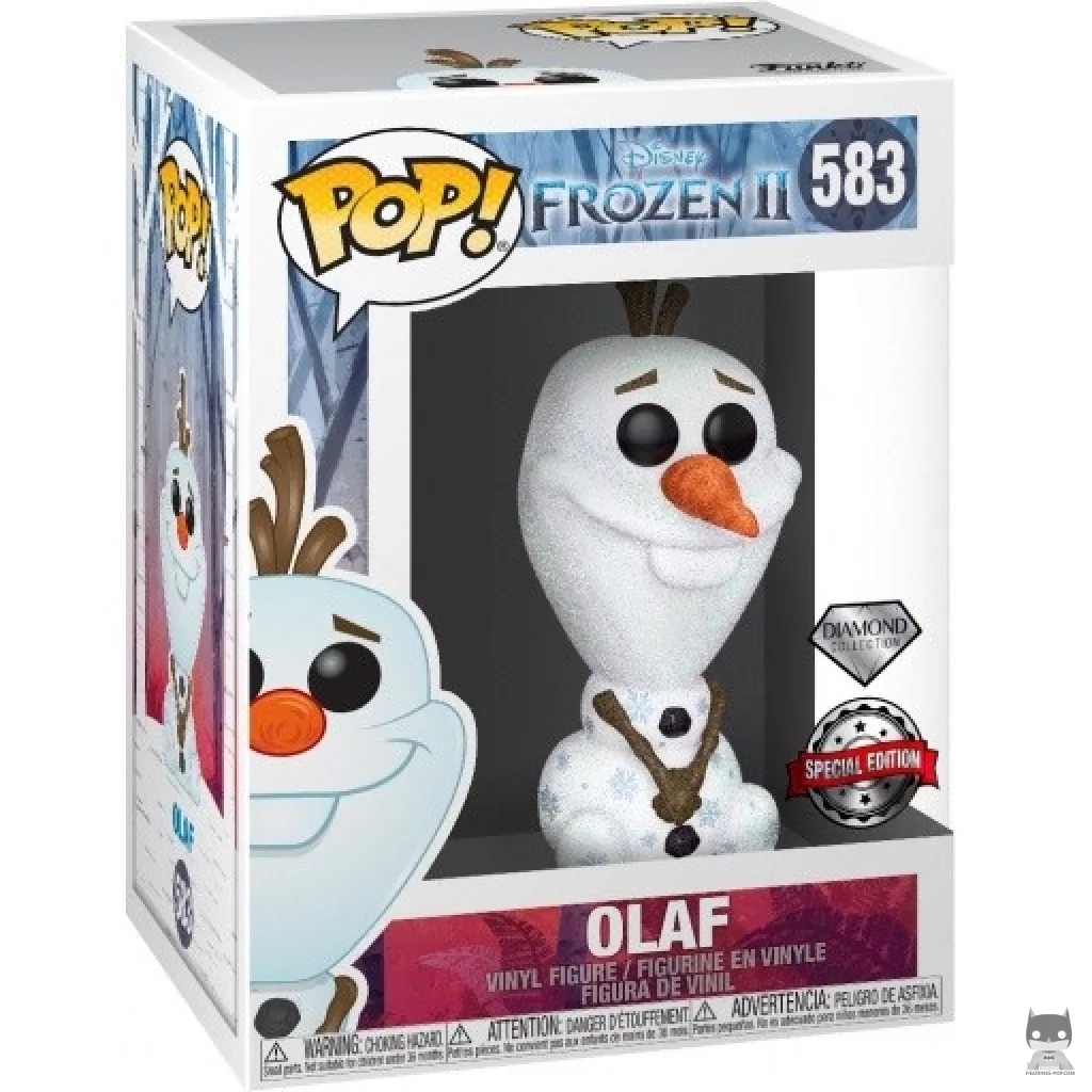 Olaf (Diamond Glitter) Funko Pop! figure in its box