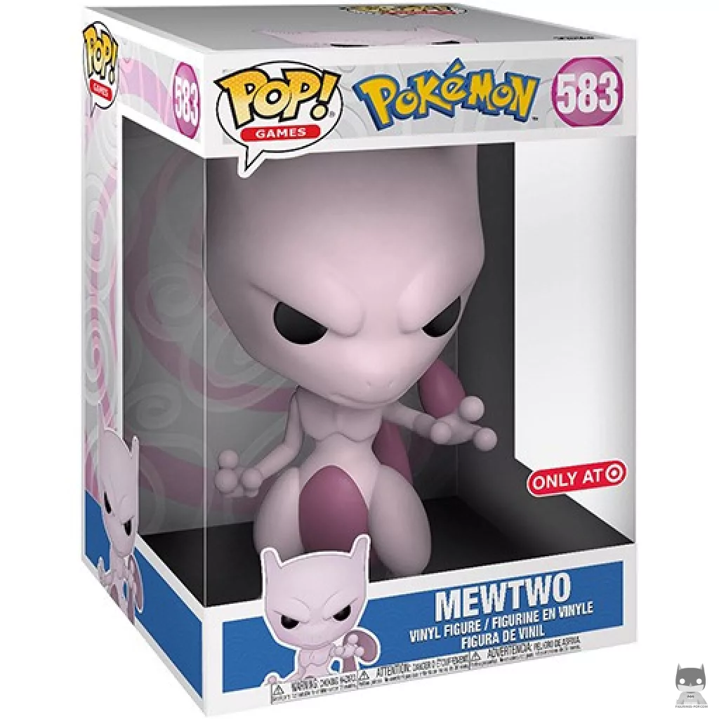 Mewtwo (Supersized 10'') Funko Pop! figure in its box
