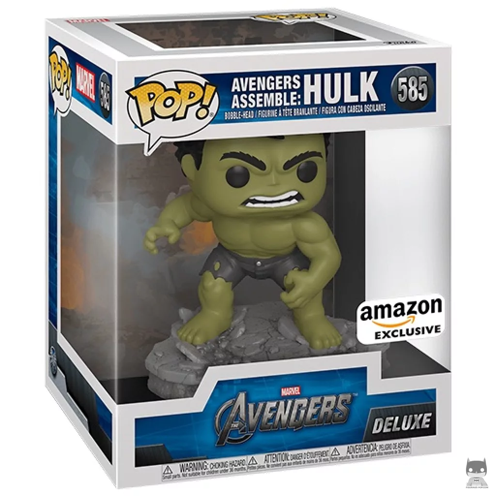 Avengers Assemble: Hulk (Supersized) Funko Pop! figure in its box