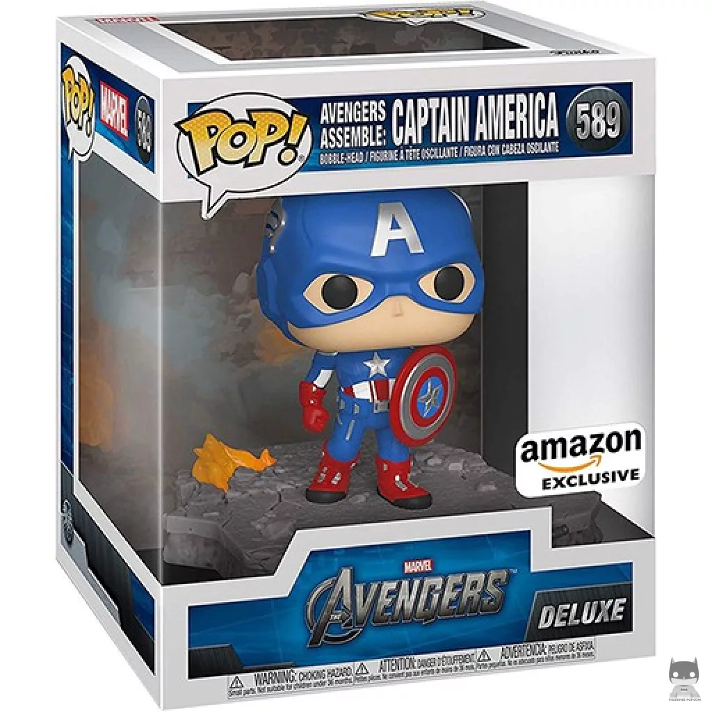 Avengers Assemble : Captain America Funko Pop! figure in its box
