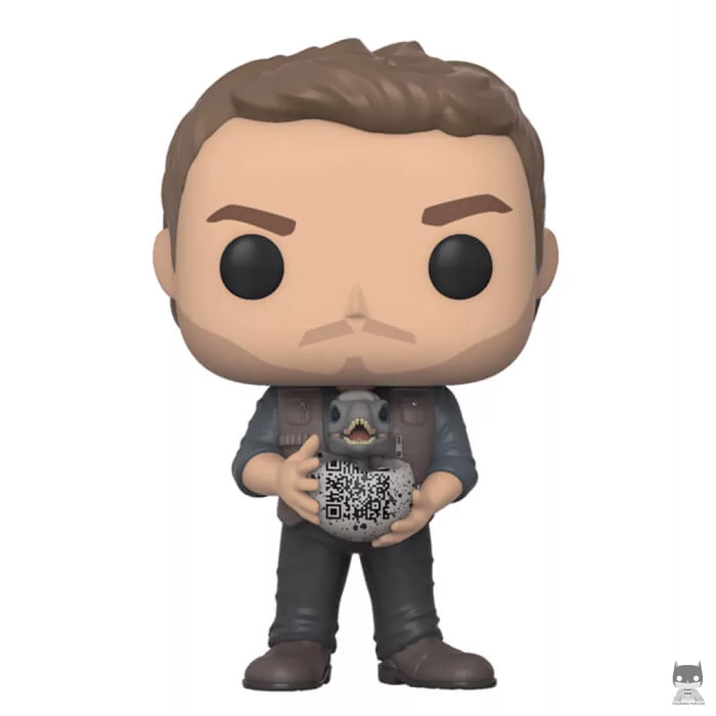 Owen with Baby Raptor Funko Pop! figure (Jurassic World Fallen Kingdom)