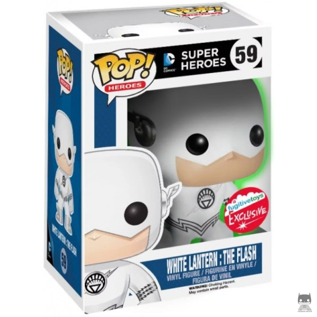 White Lantern The Flash (Glow in the Dark) Funko Pop! figure in its box