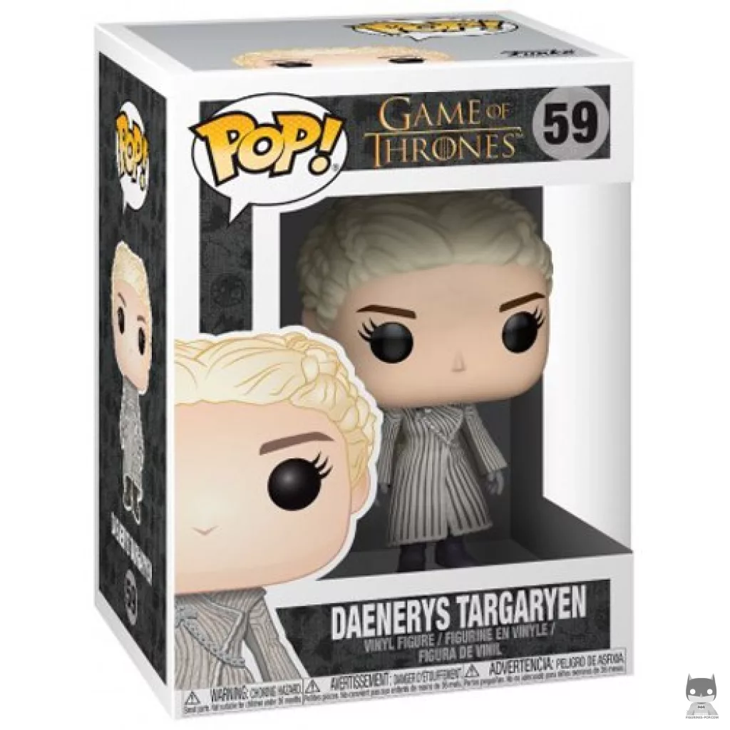 Daenerys Targaryen (with White Coat) Funko Pop! figure in its box