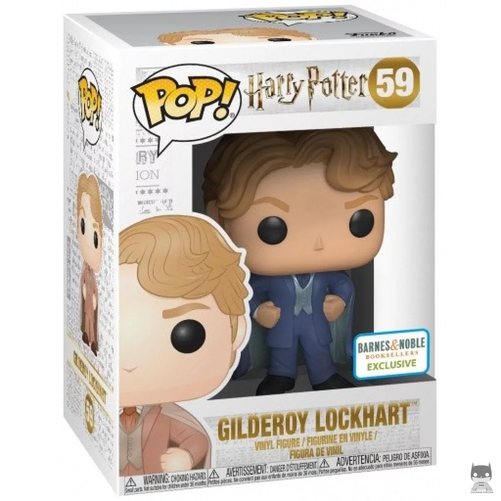 Gilderoy Lockhart (Blue) Funko Pop! figure in its box