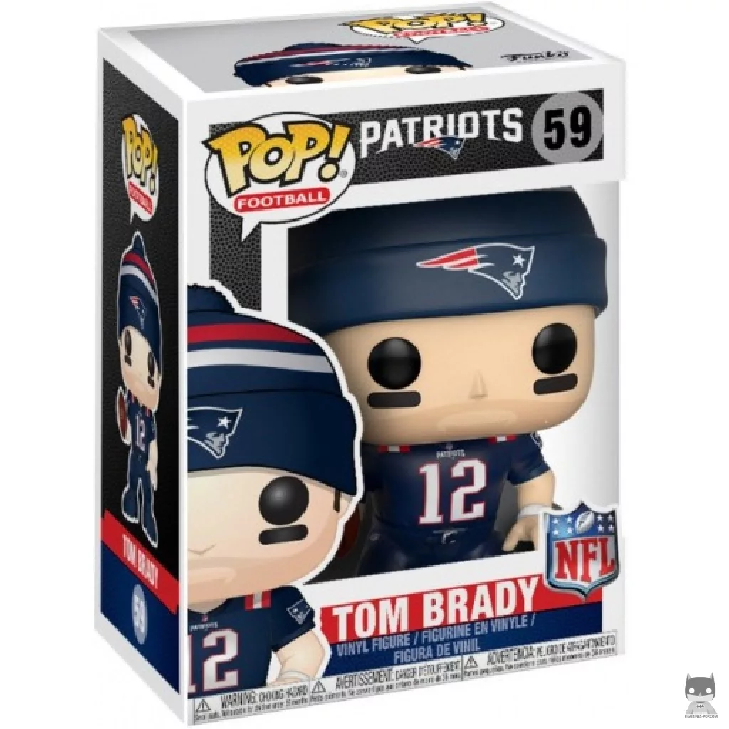 Tom Brady (Patriots Color Rush) Funko Pop! figure in its box