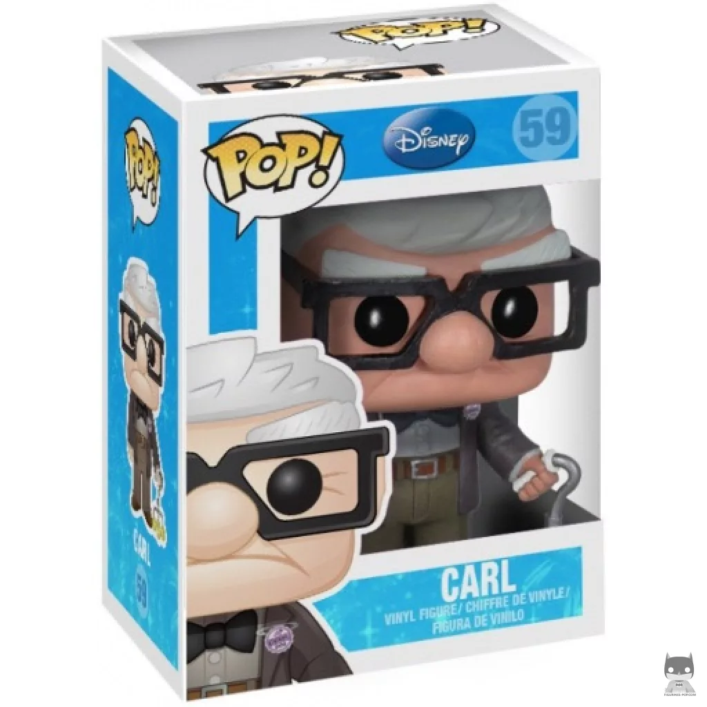 Carl Fredricksen Funko Pop! figure in its box