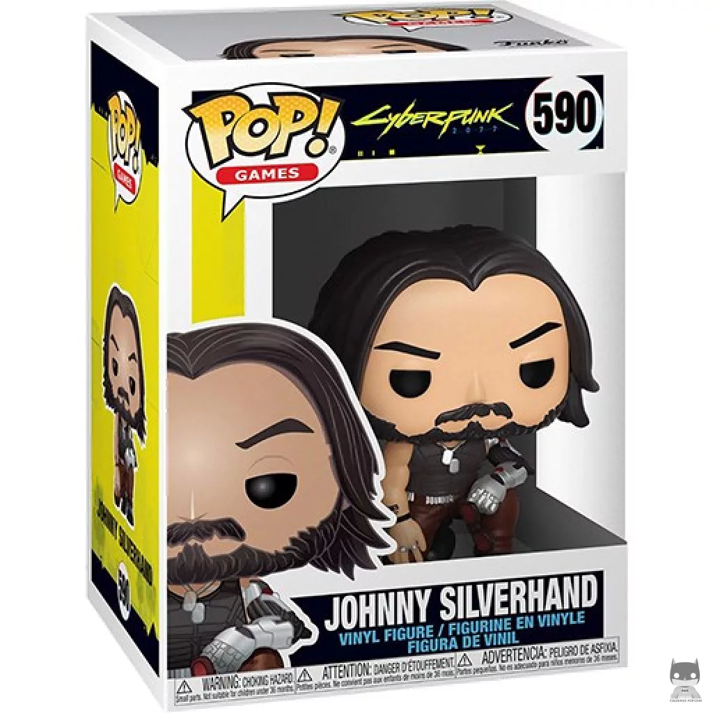 Johnny Silverhand Funko Pop! figure in its box