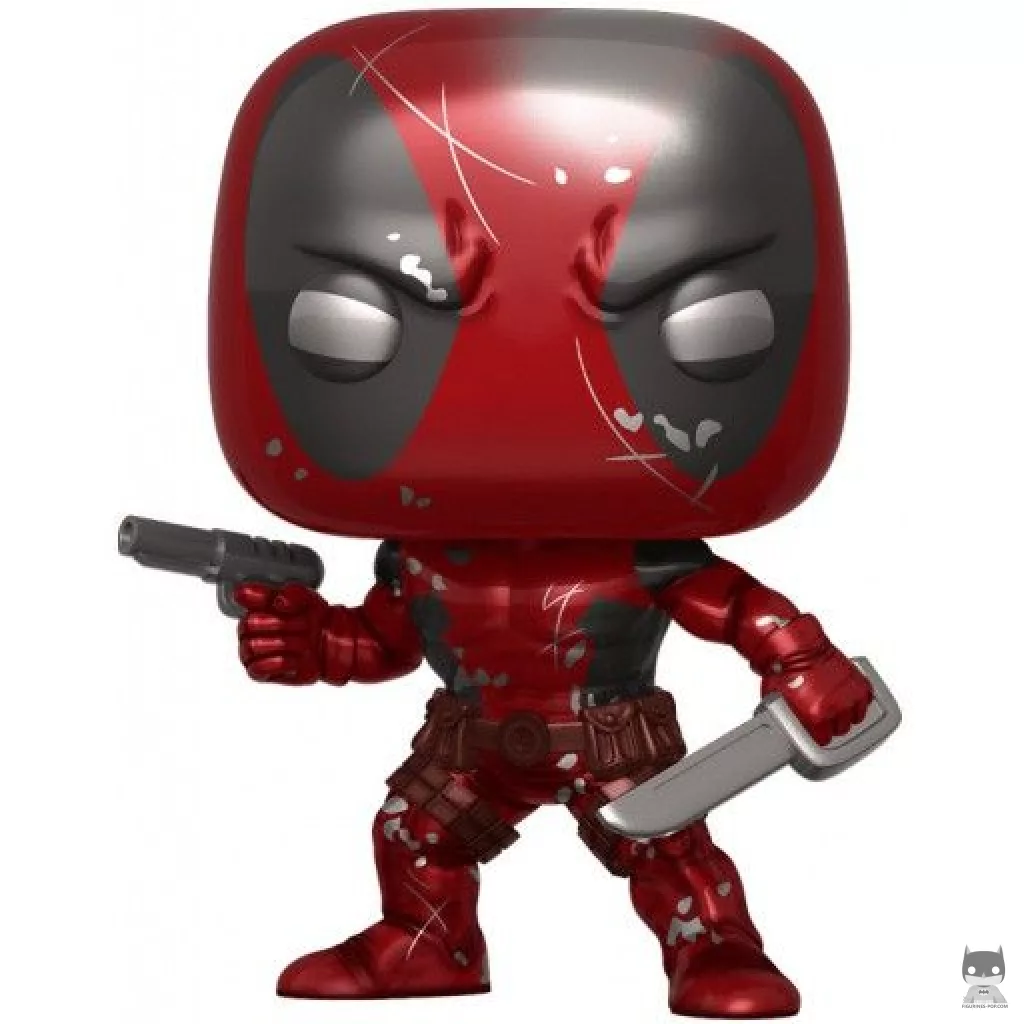 Deadpool (Metallic) Funko Pop! figure (Marvel 80 Years)
