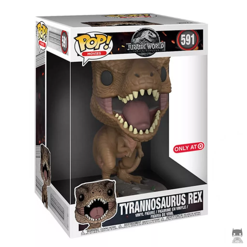 Tyrannosaurus Rex Funko Pop! figure in its box