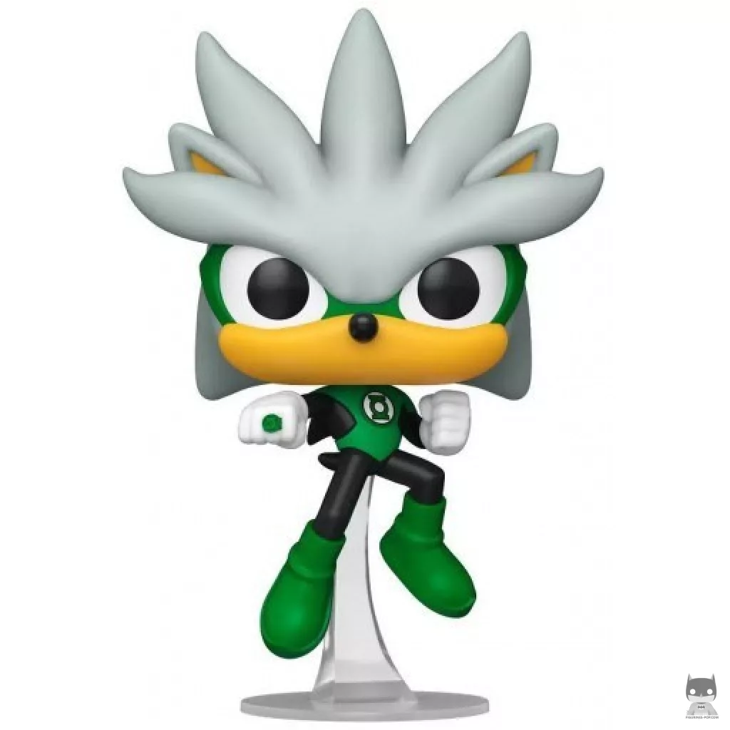 Silver as The Green Lantern Funko Pop! figure (Sonic The Hedgehog)