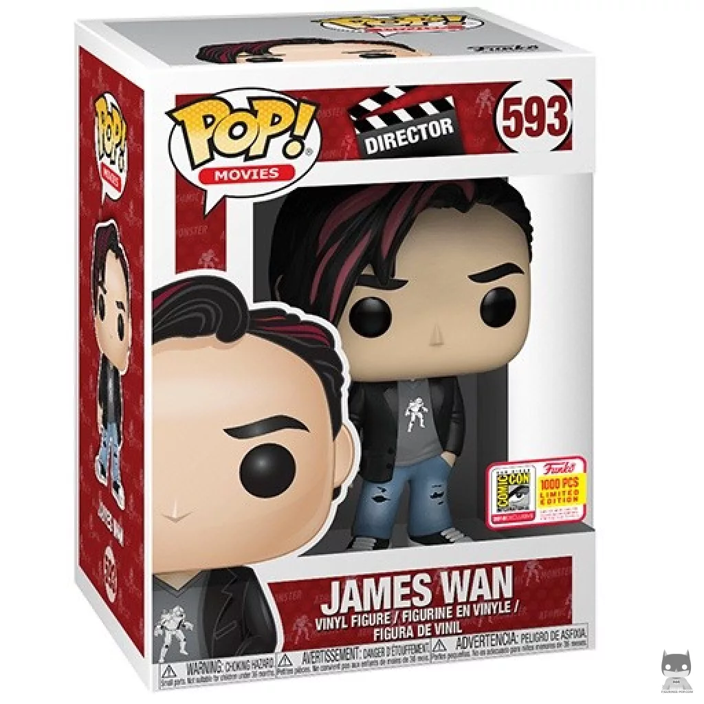 James Wan Funko Pop! figure in its box